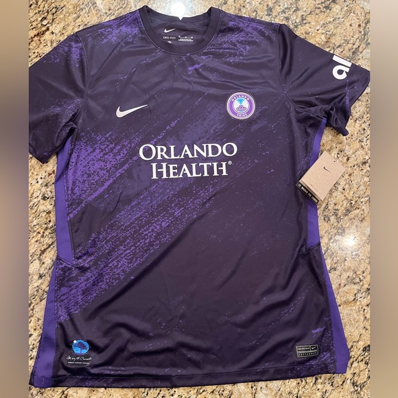 Orlando Pride Nike Stadium Home Women's Nike Dri-FIT Soccer Jersey NWT XL - Picture 3 of 7
